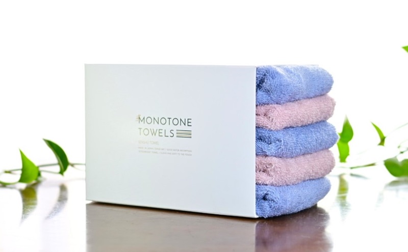 ふんわりやさしいモノトーンタオル 5枚セット（スモークブルー＆ピンクグレー）35×80cm 泉州タオル 【泉州タオル 国産 吸水 普段使い シンプル 日用品】 010B1557