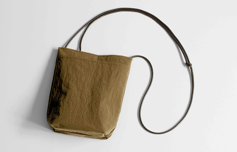 ミニショルダーバッグ KONBU(R)【ブラウン 撥水素材 ナイロン生地 日本製 軽量 ファッション】 G2850