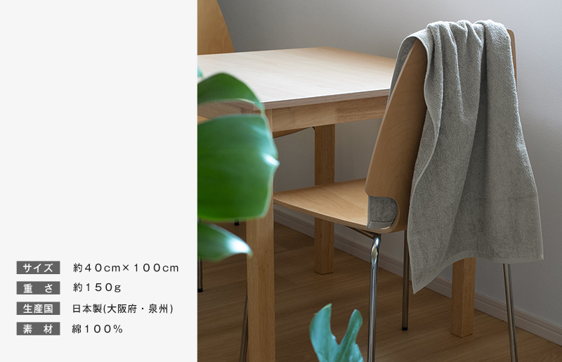 【スピード発送】ファミーユ ミニバスタオル 6枚セット（ナイトブルー＆グレー 各3枚） 【フェイスタオル 以上 バスタオル 未満 泉州タオル 吸水 普段使い シンプル 日用品 たおる】 G3787