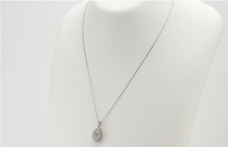 アルカンシェル プラチナダイヤペンダント（計 1.0ct）【鑑別書付き ジュエリー プレゼント ギフト ファッション アクセサリー 贈り物 贈答 お祝い 記念日】 J004-4