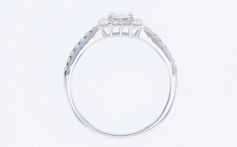 ARC-EN-CIEL PTダイヤリング（計 0.50ct）【鑑別書付き ジュエリー プレゼント ギフト ファッション アクセサリー 贈り物 贈答 お祝い 記念日】 J091