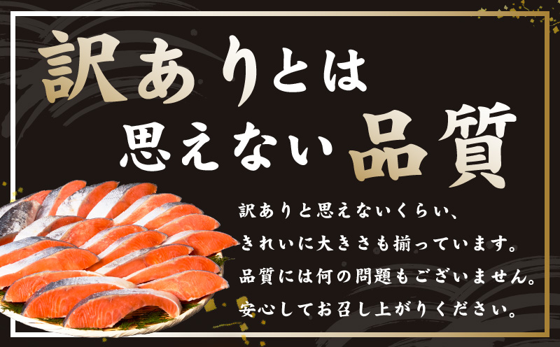 厚切り 銀鮭 切り身 定期便 総量 2kg×全3回 訳あり サイズ不揃い【毎月配送コース】 kgpZ016