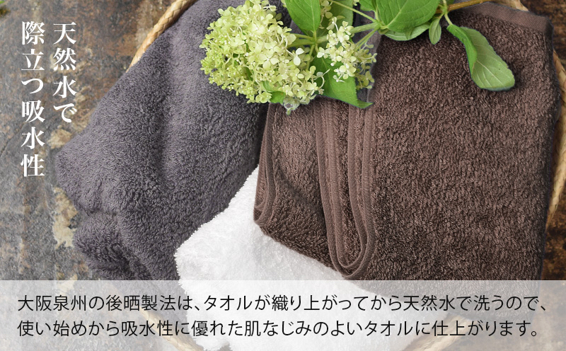 【スピード発送】ヒオリエ 上質ホテルタオル バスタオル 4枚 チャコールグレー【タオル 泉州タオル 吸水 普段使い 無地 シンプル 日用品 ふわふわ ふかふか 家族 たおる 一人暮らし】 030D232