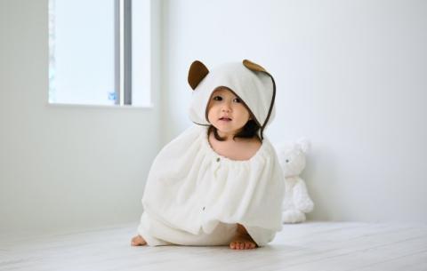 【高島屋選定品】オーガニックコットンベビーガウン【タオル 国産 シンプル 日用品 ベビー】 TTT0004