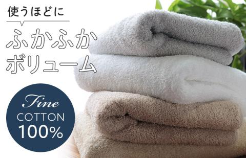 【スピード発送】ヒオリエ ホテルタオル バスタオル 2枚 モカ＆ホワイト【タオル 泉州タオル 吸水 普段使い 無地 シンプル 日用品 ふわふわ ふかふか 家族 泉州タオル 一人暮らし】 099H1145-1