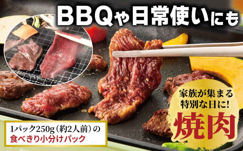 牛タン焼肉 オリジナルスパイス＆牛ハラミ甘辛 食べ比べ焼肉セット 合計2kg（250g×8P） 099H4379