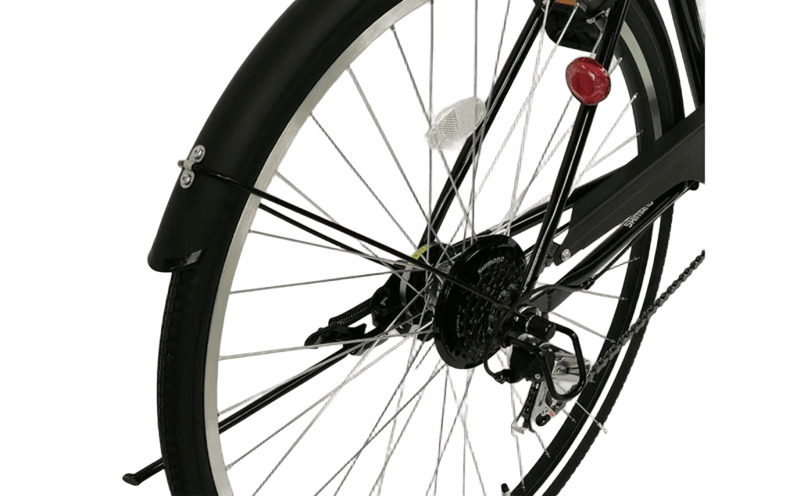 STYLE KIX  カゴ付きクロスバイク276 ガンメタ【27型 自転車 完成品 組み立て不要 アウトドア サイクリング じてんしゃ 通勤 通学 新生活】 099X341-1