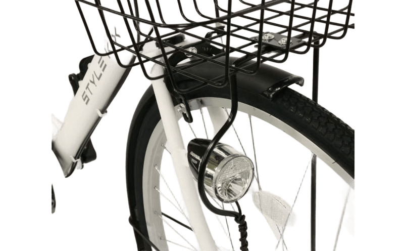 STYLE KIX FAMILY276 チャイルドシート付 マットホワイト【27型 自転車 完成品 組み立て不要 アウトドア サイクリング じてんしゃ 通勤 通学 新生活】 099X372-1