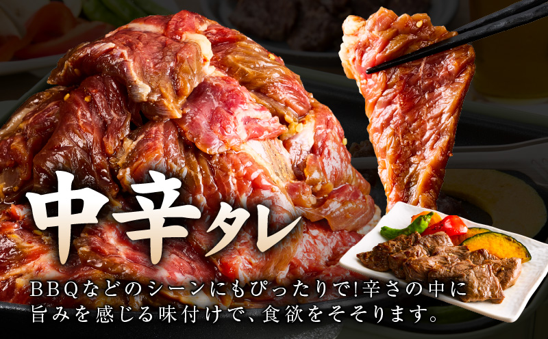 【満足牛ハラミ】3種セット （甘辛タレ漬け・中辛タレ漬け・オリジナルスパイス仕込み）  合計3kg 【味付け ハラミ 小分け 焼くだけ 簡単調理 BBQ 牛肉 250g×12P 普段使い】 099H4191