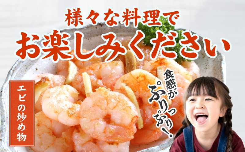 特大ブラックタイガー 定期便 1kg×全6回 むきえび 30-40尾 背ワタなし【毎月配送コース】 kgp0114