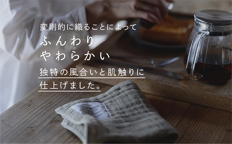 SHINTO TOWEL「2.5重ガーゼ・ハンドタオル」（ネイビー）3枚セット 【オーガニックコットン100% 国産 吸水 普段使い シンプル 日用品 家族 ファミリー】 099H3959-1