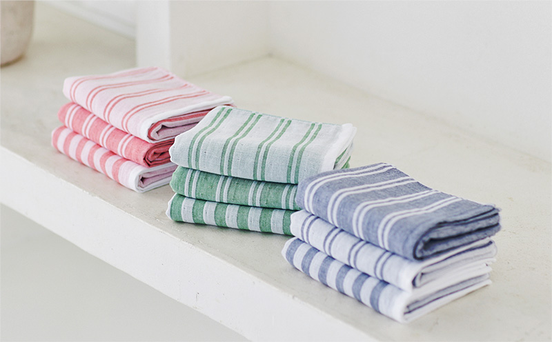 神藤タオル「シマ・フェイスタオル」（シングル/シャドウ）3枚セット【国産 吸水 普段使い シンプル 日用品 家族 ファミリー】 010B1790-1