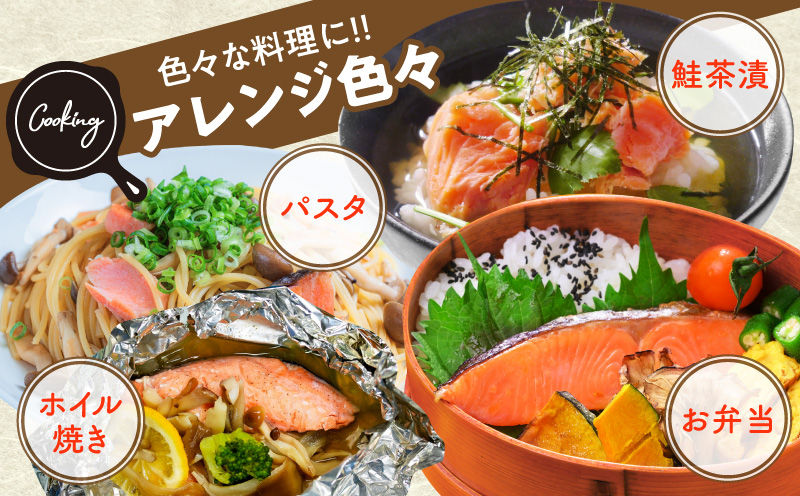 【定期便】銀鮭 切身 約50g×20切れ 全2回【2026年3月＆2026年6月発送 小分け 漁師 手切り 1kg さけ サケ 切り身 弁当 朝食 時短 訳あり サイズ不揃い 規格外 冷凍食品】 G3736