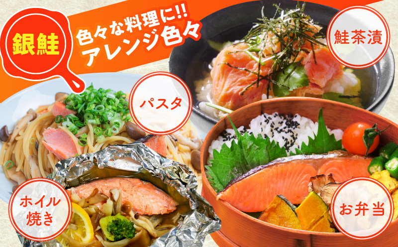 【お弁当サイズ】さわら&銀鮭 切身 計20切れ（各約50g×10切れ） 【小分け 漁師 さけ サケ 手切り  泉州 鰆 切り身 弁当 朝食 時短 訳あり サイズ不揃い 規格外 冷凍食品 】 G3801