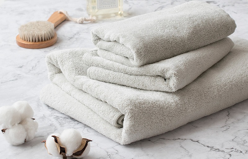 ハレバスタオル1枚フェイスタオル2枚（ウォームグレー） G2029