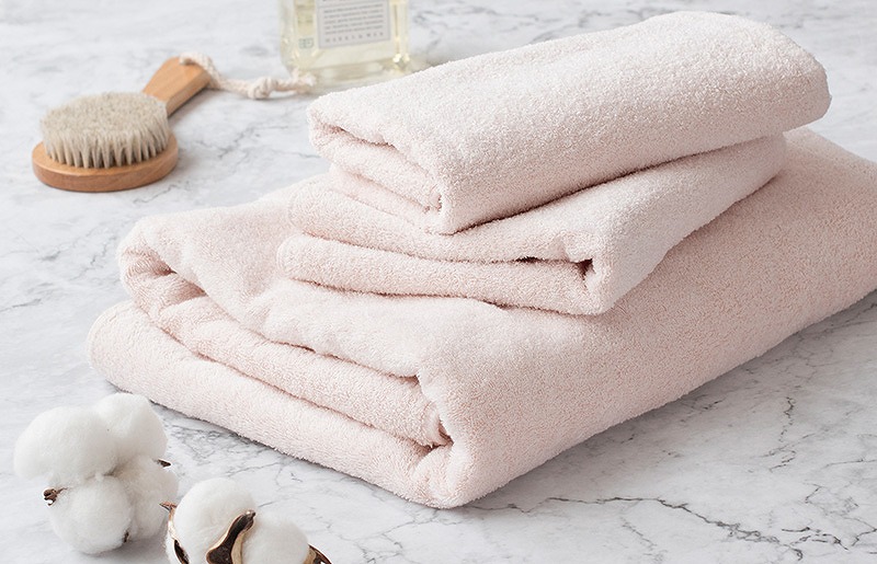 ハレバスタオル1枚フェイスタオル2枚（フレッシュピンク） G2031