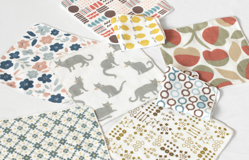 mikkegauze ガーゼタオル ハンカチ 8枚セット【タオル 泉州タオル 普段使い 日用品 家族 たおる】 G2068