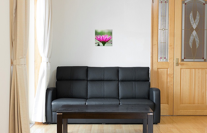 レザーフォトパネル 30cm×30cm【写真パネル オーダー 合成皮革製 手作業 インテリア】 010B164