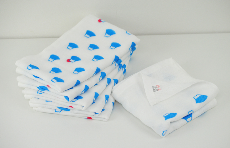 抗ウイルスガーゼフェイスタオル6枚セット G2077