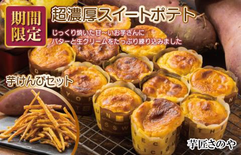 【圧倒的企業努力】芋匠さのや特製 濃厚スイートポテト+芋けんぴ 付き 010B1760