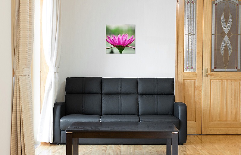 レザーフォトパネル 45cm×45cm【写真パネル オーダー 合成皮革製 手作業 インテリア】 099H013