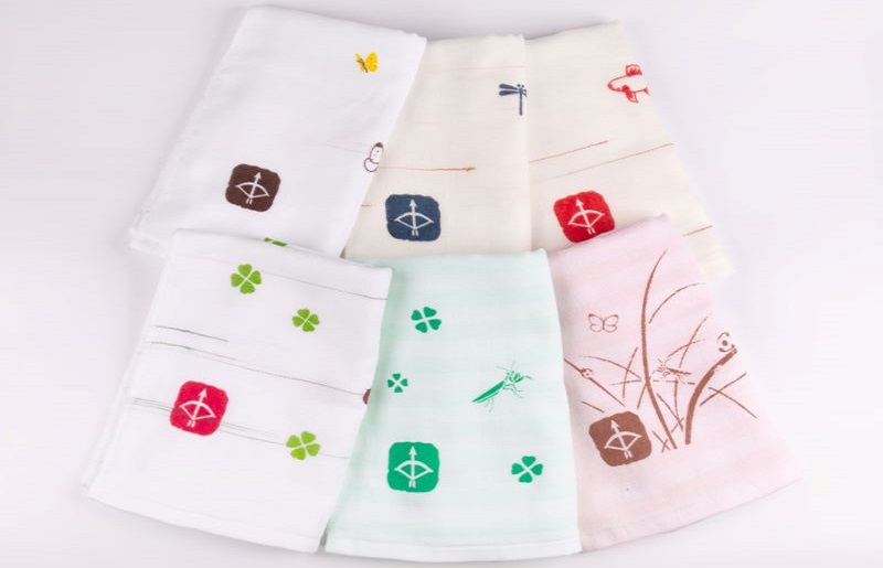 【スピード発送】JAPAN madeガーゼタオル 7枚セット（フェイスタオル6枚+ハンドタオル1枚）おまかせアソートE【泉州タオル 国産 吸水 普段使い シンプル 日用品】 099H338