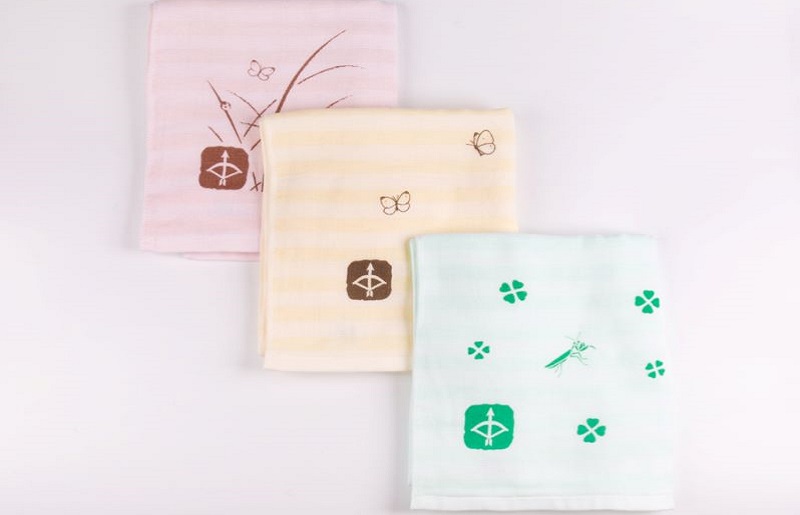 【スピード発送】JAPAN madeガーゼタオル 3枚セット(カラーボーダー)【泉州タオル 国産 吸水 普段使い シンプル 日用品】 099H344