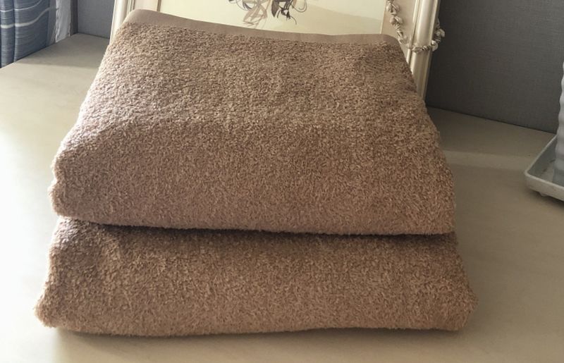 超大判バスタオル２枚セット（コカブラウン）泉州タオル 90×170cm【泉州タオル 国産 吸水 普段使い 無地 シンプル 日用品 家族 ファミリー】 020C473