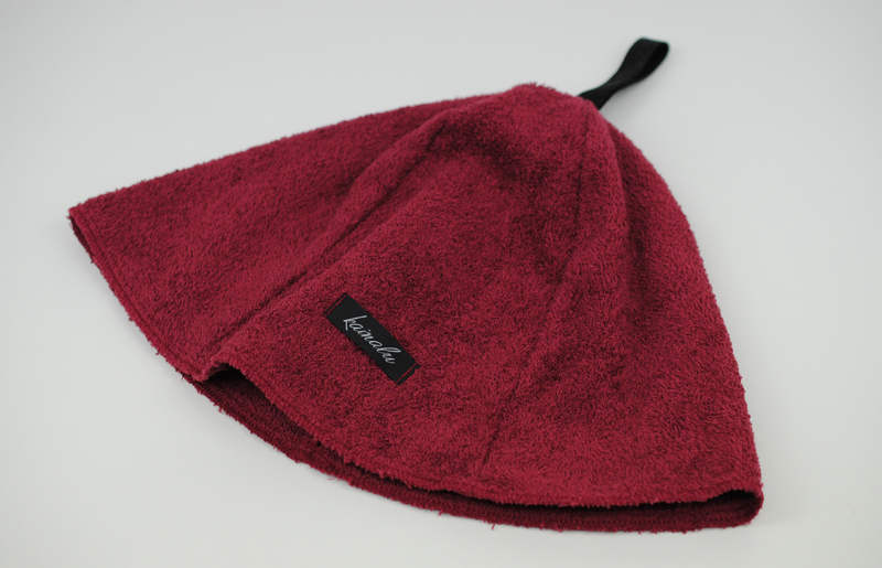 【スピード発送】泉州サウナハットLight（エンジ） G2121-1