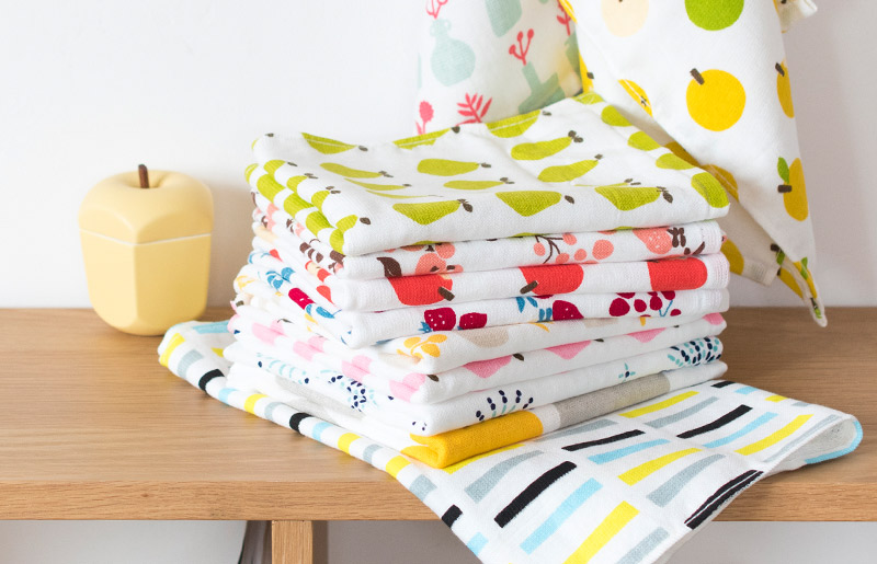 ガーゼタッチフェイスタオルおまかせ7枚 G2033