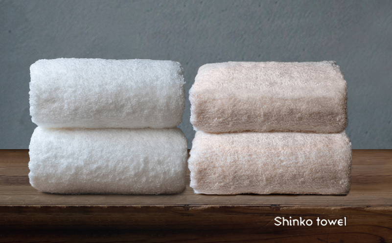 【TVで紹介！】おぅ！え～やん バスタオル（桜色 ホワイト）4枚【泉州タオル 国産 吸水 普段使い 無地 シンプル 日用品 家族 ファミリー】  G3482