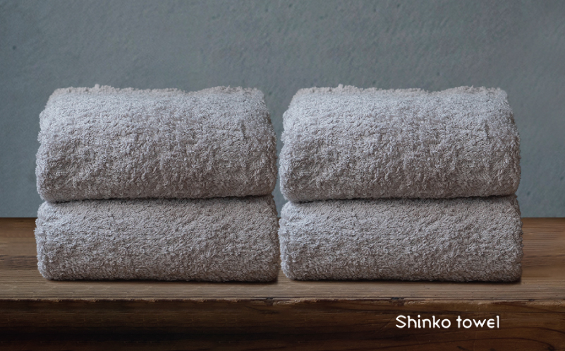 【TVで紹介！】おぅ！え～やん バスタオル（グレー）4枚【泉州タオル 国産 吸水 普段使い 無地 シンプル 日用品 家族 ファミリー】  G3483
