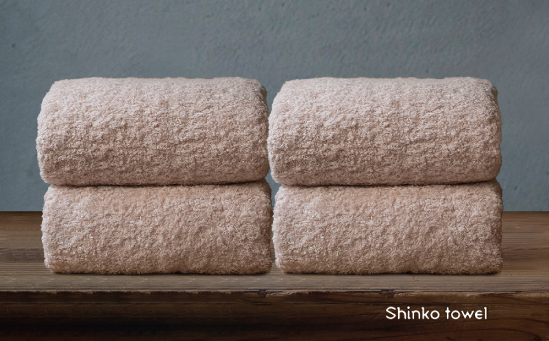 【TVで紹介！】おぅ！え～やん バスタオル（ローズ）4枚【泉州タオル 国産 吸水 普段使い 無地 シンプル 日用品 家族 ファミリー】  G3485