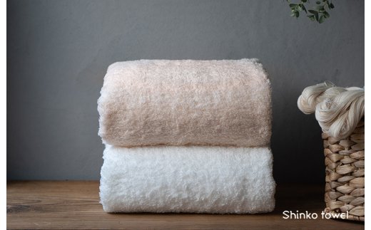 【TVで紹介！】おぅ！え～やん バスタオル 2枚（桜色 ホワイト） G2685