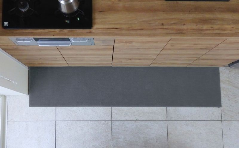 北欧風キッチンマット ラグマットタイプ 45×150cm ノーマル型 スチール 抗菌防臭 SEK 織人しきもの屋工房 diw0035