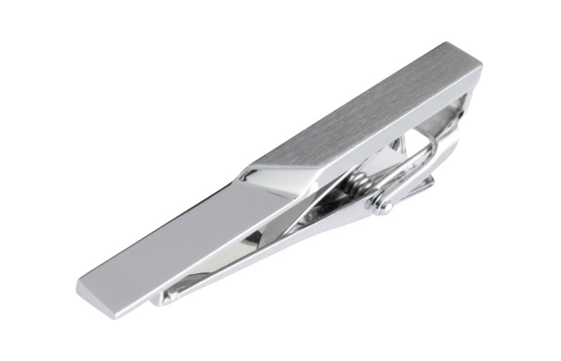 ジオメトリック・ネクタイピン シルバーカラー tav0072