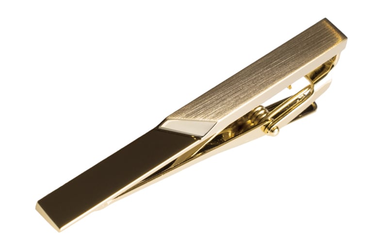 ジオメトリック・ネクタイピン ライトゴールド tav0074