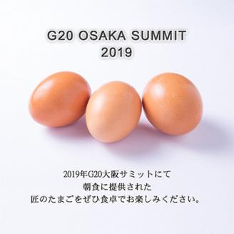 匠のたまご30個入り(10個入り×3P)辰巳悦司養鶏場　G20大阪サミット朝食に使用された卵
