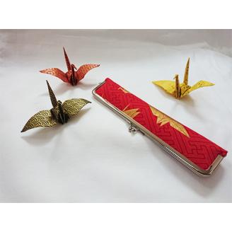 がまぐち扇子入れ(女性用サイズ) 