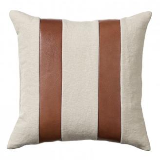 Combination Cushion Stripe アイボリー×ダークブラウン【SWOF】