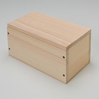 木工品　桧マスクケース