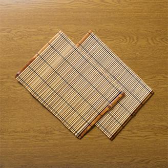 蒲芯すだれ・テーブルセンター　2枚組(約30cm×約40cm)