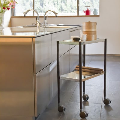 ステンレスワゴン・ブラウン