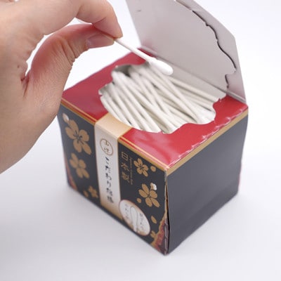 【富田林市産】山洋紙容器こだわり綿棒(180本入)×60個セット