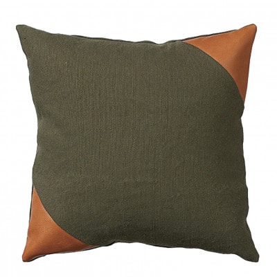 Combination Cushion Triangle グリーン×キャメル【SWOF】