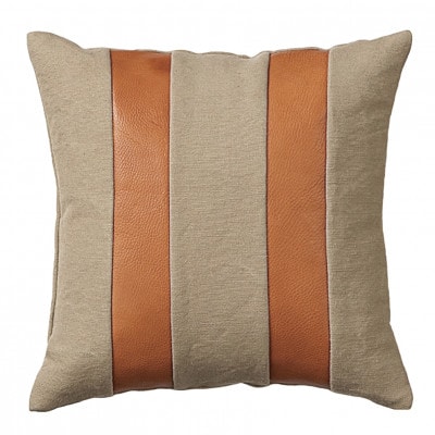 Combination Cushion Stripe ベージュ×キャメル【SWOF】