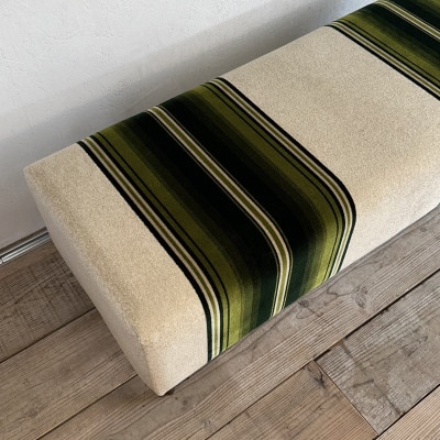 130 Bench(130ベンチ)グリーンストライプ BR鉛筆脚【SWOF】