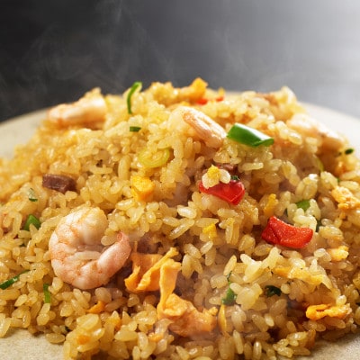 喜神菜館　鉄鍋直火中華　五目炒飯　10食入り(2食入×5袋)【配送不可地域：離島】