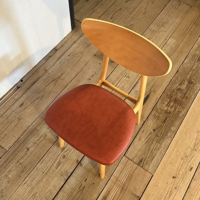 Karl Dining Chair(カールダイニングチェア)ランド レッド NAフレーム【SWOF】