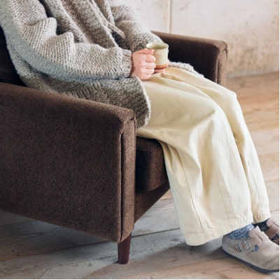 Carmona Sofa 1人掛け(カルモナソファ)モケット クリンプブラウン【SWOF】